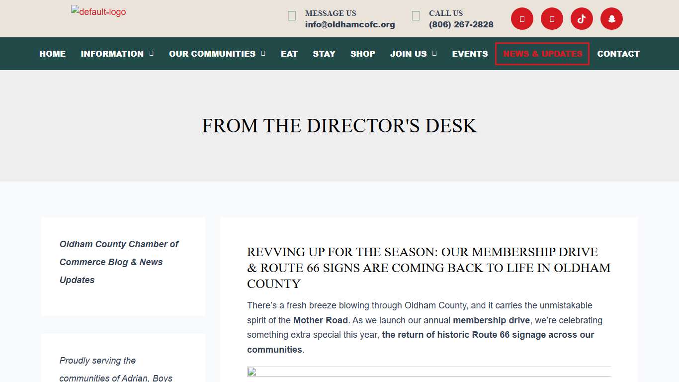 News & Updates – Oldham County Chamber of Commerce